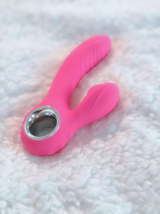 adjustable suction licking vibrator